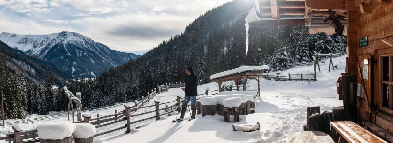 Hausalm Messnerhütte - Schneeschuhwanderungen La Casies