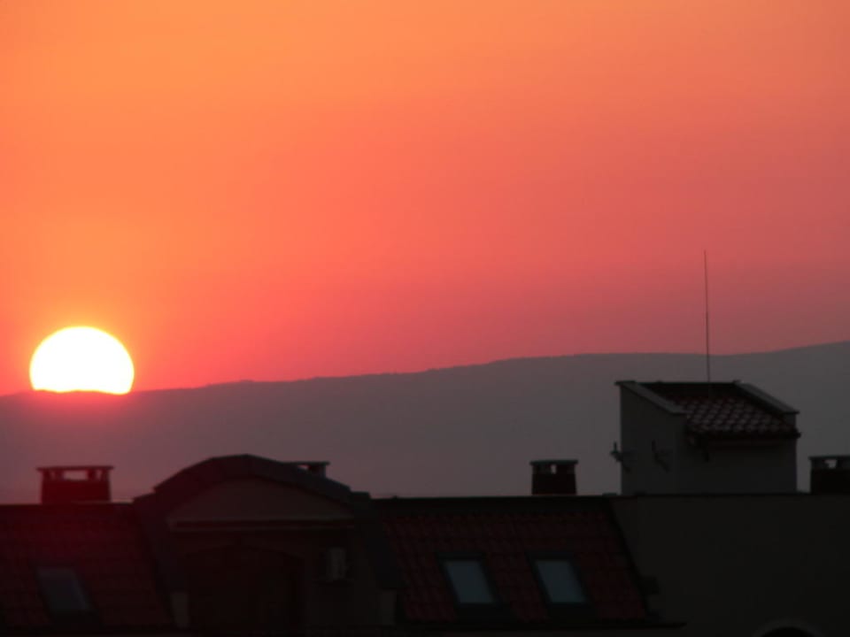 Sonnenuntergang aus dem Hotel aufgenommen Grand Hotel Oasis