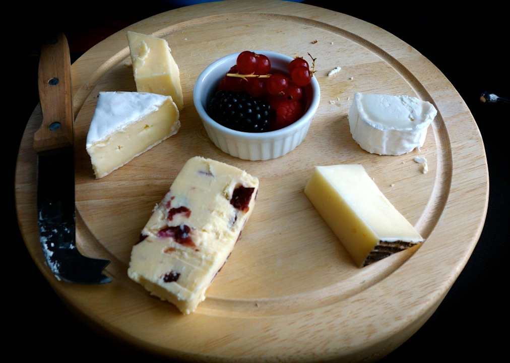 Käseplatte zum Frühstück Ferndale Guesthouse