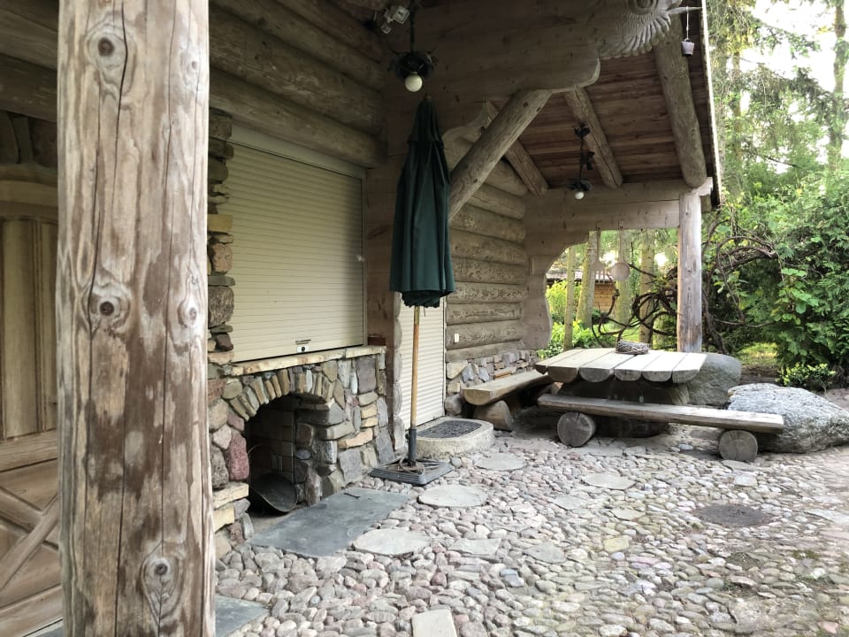 Außenansicht Ferienhaus Dom Z Bali nad Jeziorem Balewo