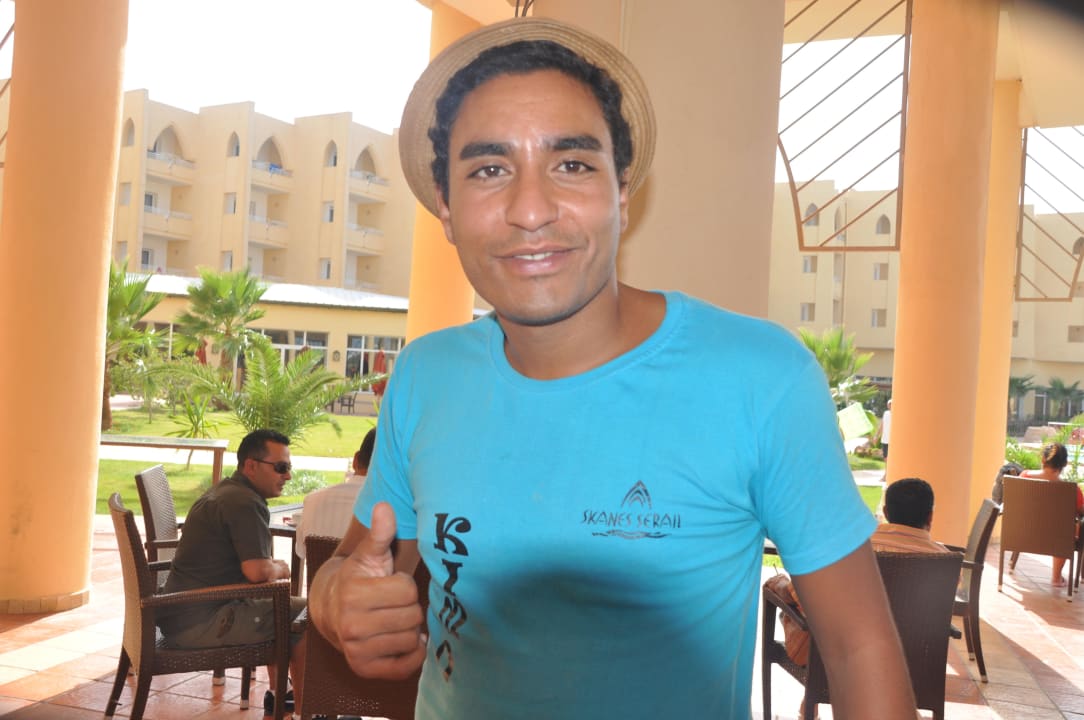 Kimo - favourite chief of animators Skanes Serail Aquapark