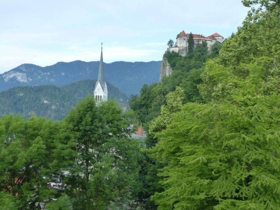 Blick vom Balkon Hotel Astoria