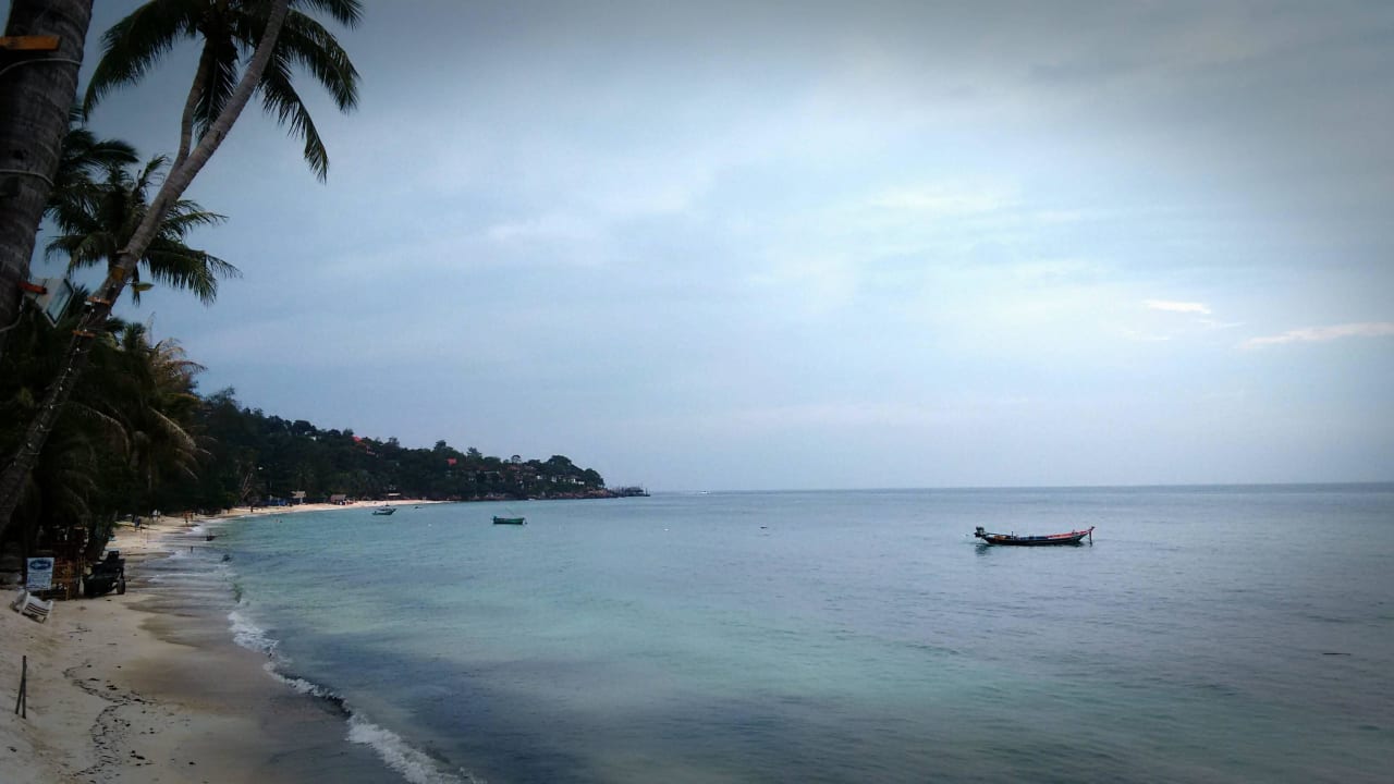 Ausblick am Morgen Long Bay Resort Koh Phangan