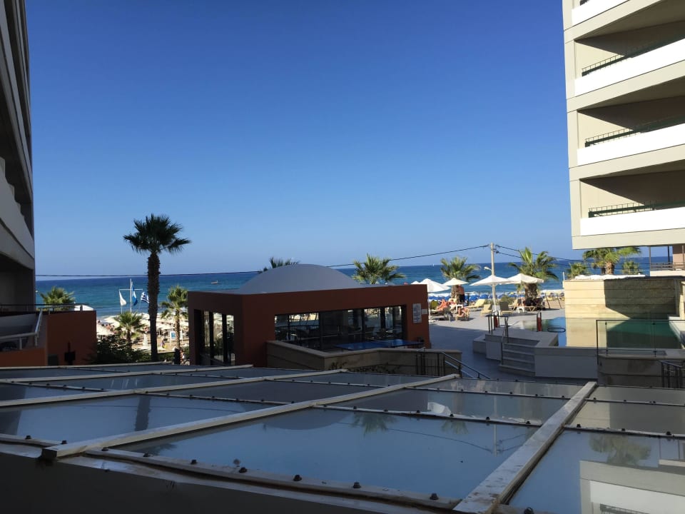 View from the blacony Aquila Porto Rethymnon Hotel