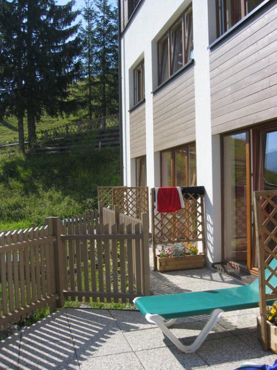Terrasse des Zimmers Aldiana Club Schlanitzen Alm