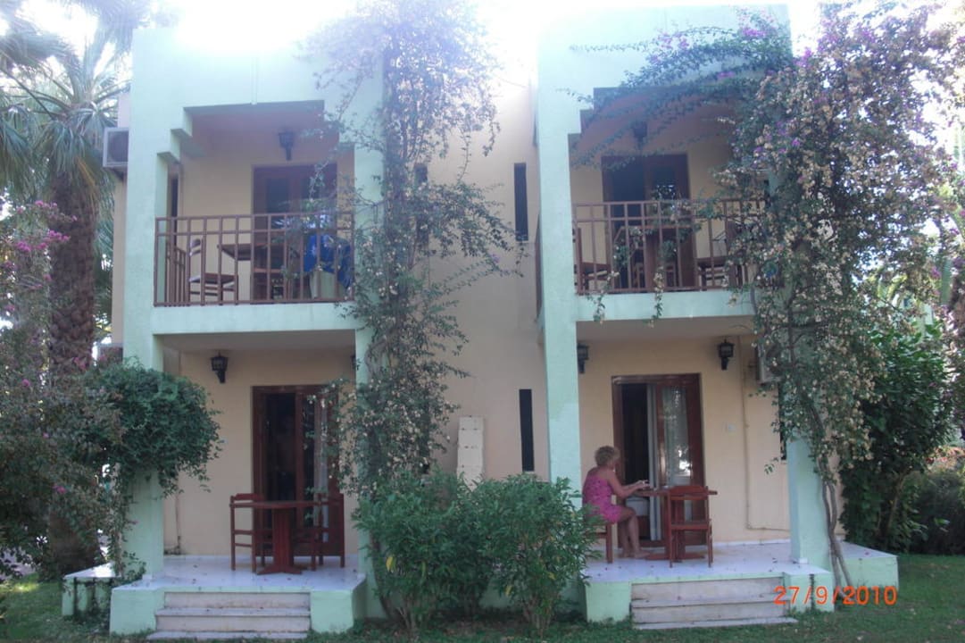 Unten links war unser Zimmer VONRESORT Golden Beach