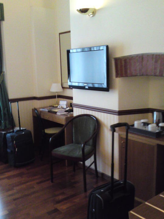 Bereich vor dem Bett Hotel Cristoforo Colombo