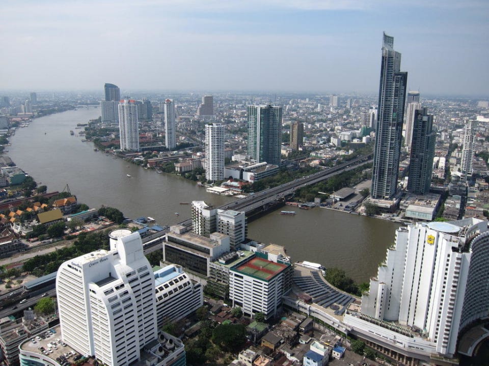 Blick vom Balkon Suite 5414 Hotel Lebua At State Tower