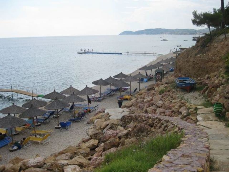 Weg zum Strand Alexandra Beach Thassos Spa Resort