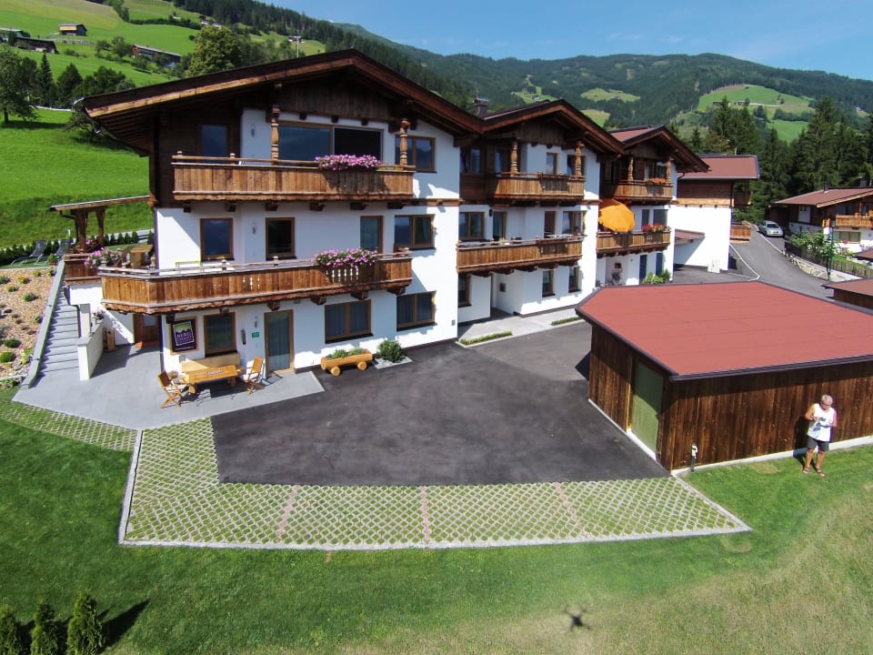 Luftbild Bergchalet Zillertal