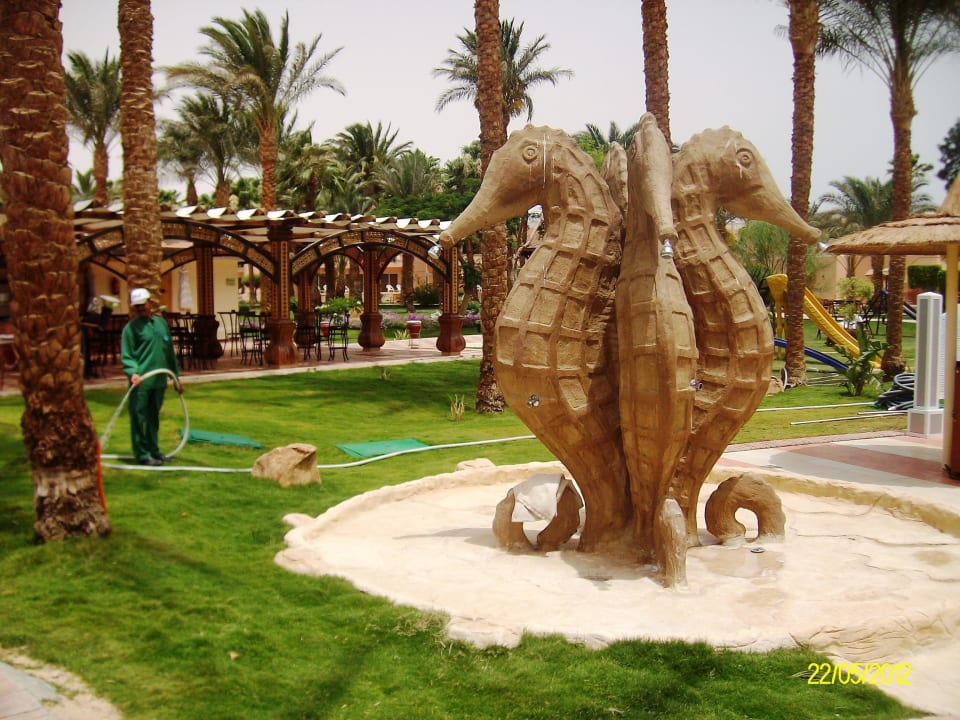 Toll gestaltete Duschen Beach Albatros Resort