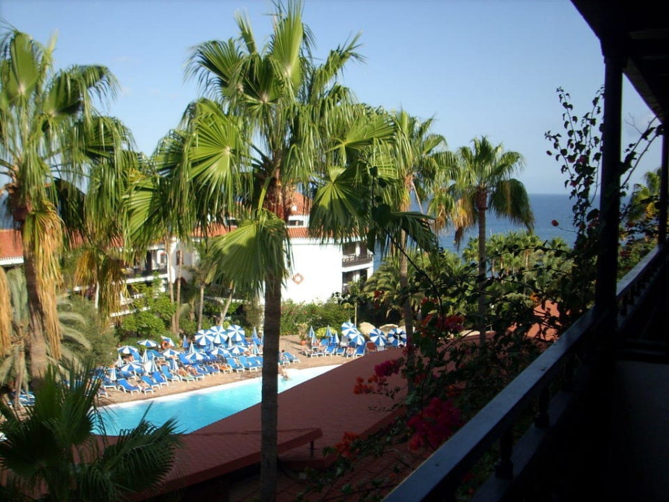 Blick vom Balkon Hotel Parque Tropical