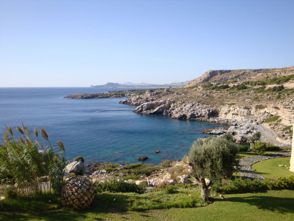Ausblick vom Balkon Hotel Kalithea Horizon Royal