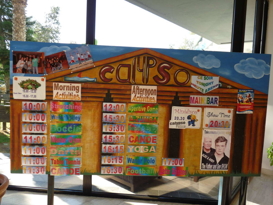 Infotafel Hotel Calypso Beach
