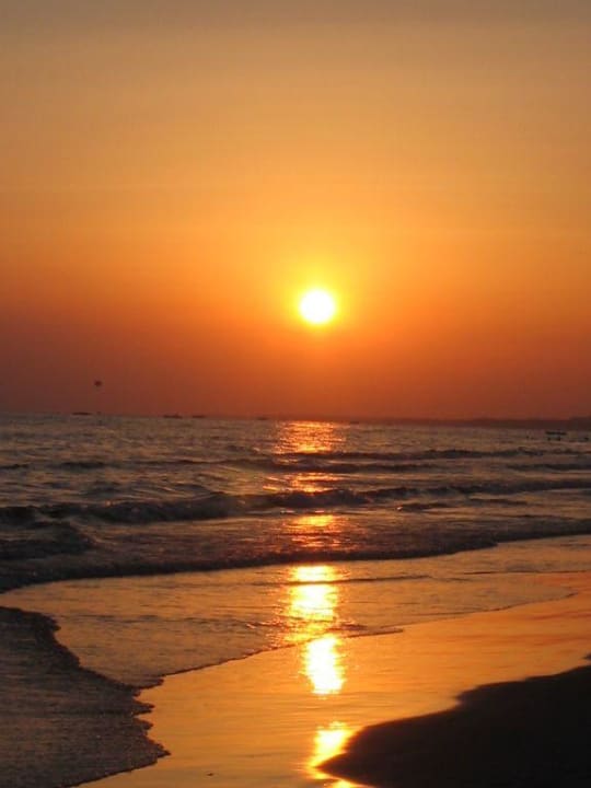 Sonnenuntergang am Strand des Hane Hotel in Kumköy Seher Kumköy Star Resort & Spa