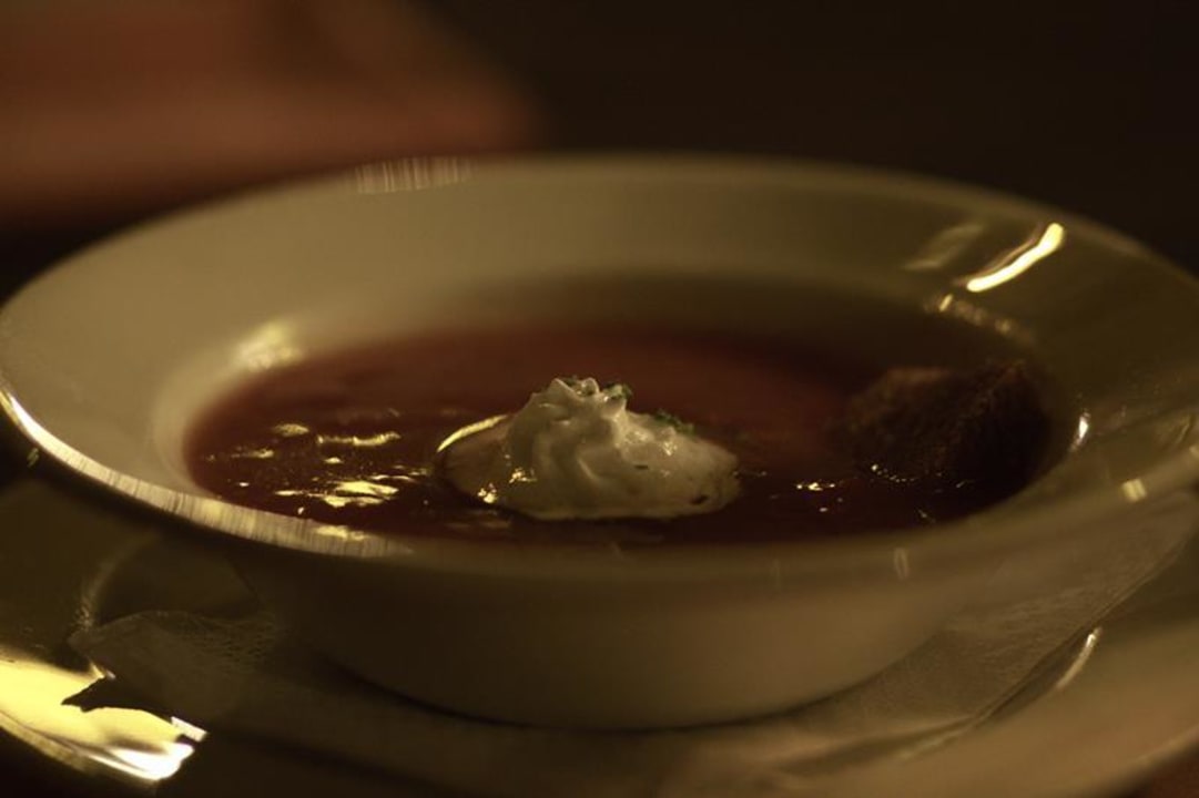 Tomatensuppe Kalahari Anib Lodge