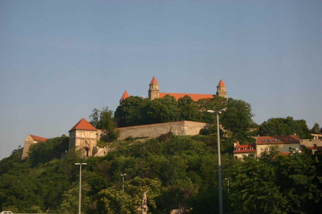 Blick vom Zimmer auf die Burg von Bratislava Park Inn by Radisson Danube, Bratislava Hotel