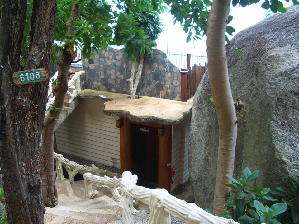 Eingang Deluxe Cottage Panviman Resort Koh Phangan