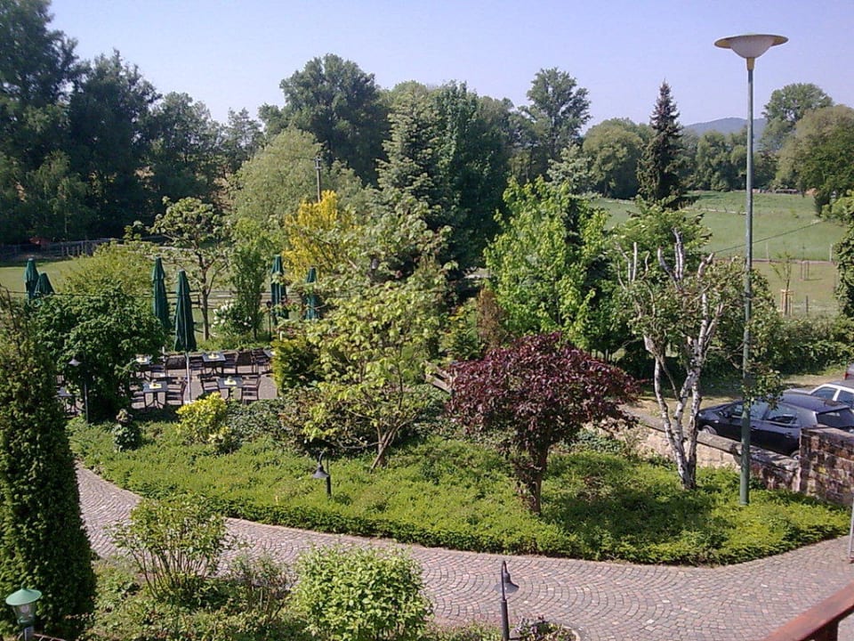 Terrasse & Ausblick Gästehaus Mühlengrund
