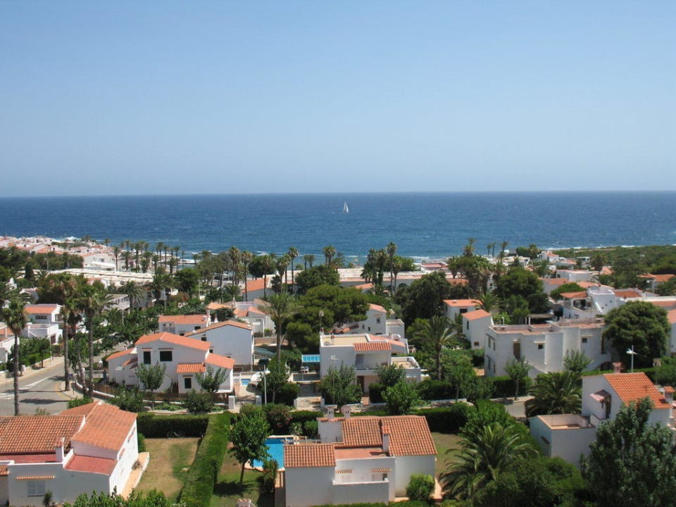 Ausblick vom Balkon Alua Illa de Menorca