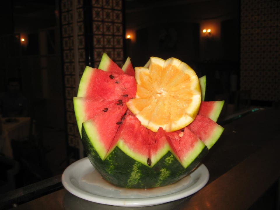 Fantastyczne ozdoby w jadalni Nour Palace Resort & Thalasso