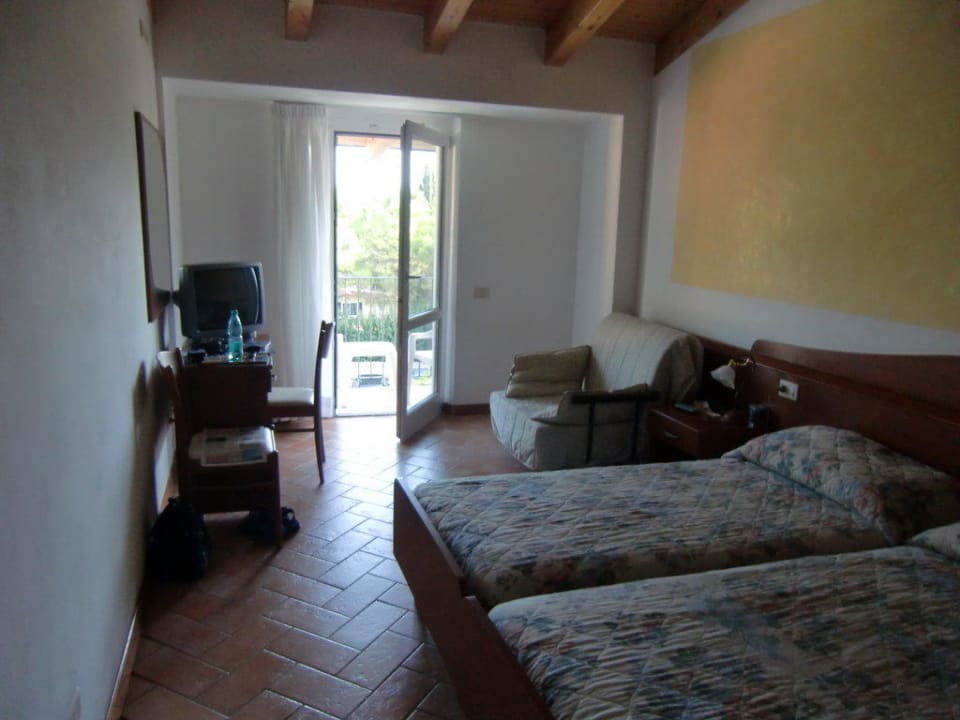 Unser Zimmer im dritten Stock Hotel Antico Monastero