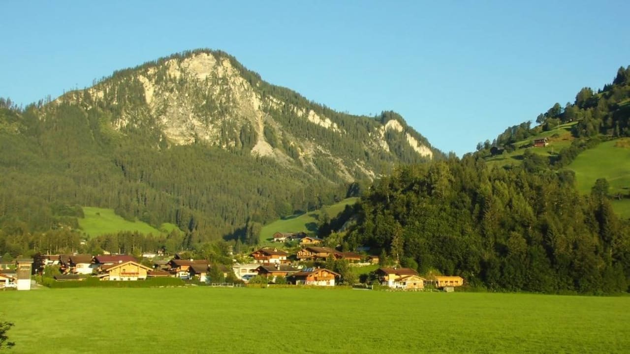 Ausblick vom Balkon Zimmer Nr. 23 Familiengasthof Schranz