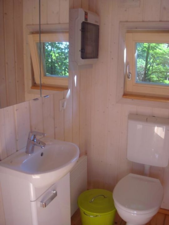 Waschraum Mönchberg Wipfelglück Baumhaushotel