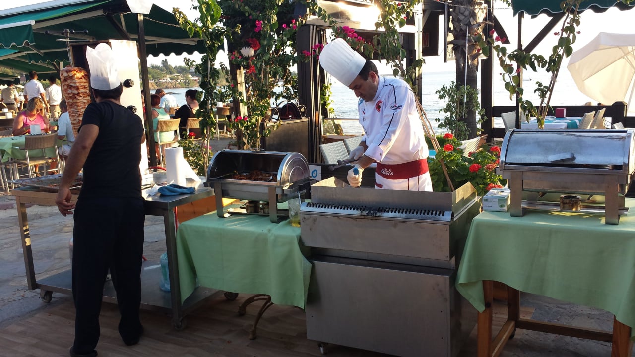 Restaurant Terrasse Grillen Side Altinkum Hotel