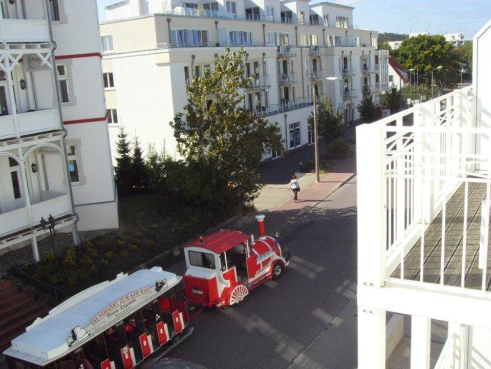 Blick aus dem Zimmer Nymphe Strandhotel & Apartments