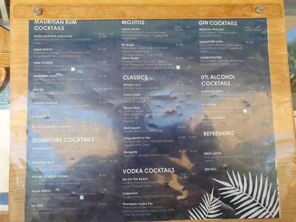 Gastro Radisson Blu Poste Lafayette Resort & Spa - Adults only