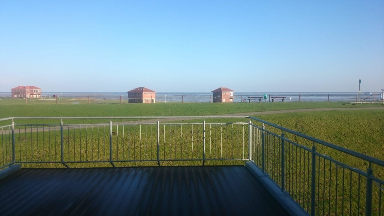 Blick vom Balkon vor dem Zimmer NordseeResort Hotel Arche Noah