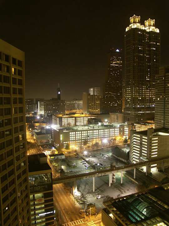 Blick aus dem Zimmer Hotel Hilton Atlanta