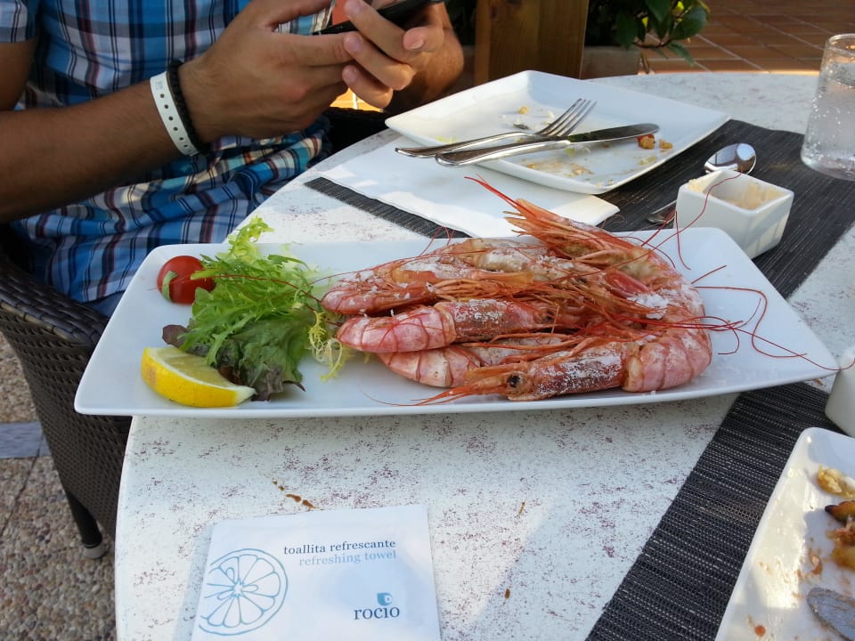 6 Gänge Menü im Restaurant La Finca blau punta reina