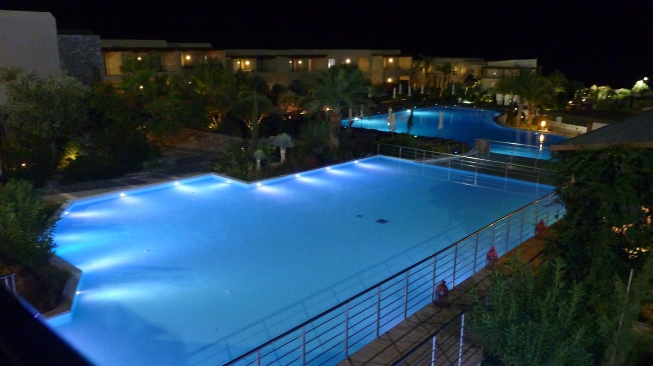 Pool bei Nacht Aquagrand Artistic Luxury Beach Resort - Adults only