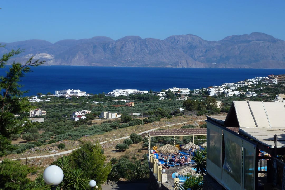 Ausblick vom Weg Teil Pool Elounda Residence Resort & Waterpark
