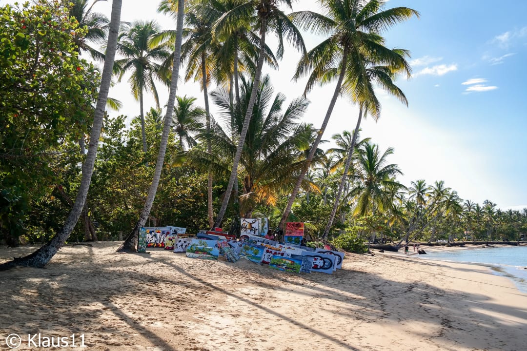 Bilderlager der Strandverkäufer Bahia Principe Grand El Portillo