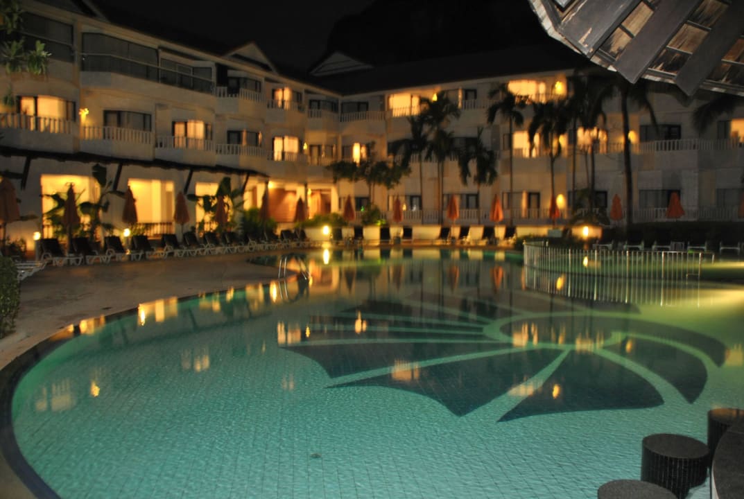 Pool am Abend Aonang Villa Resort