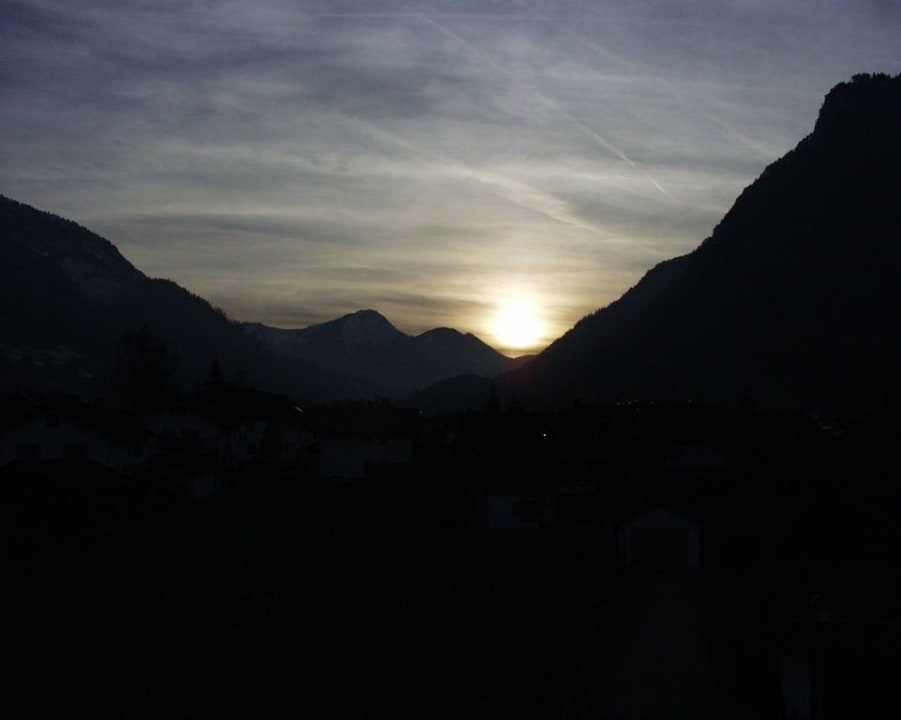 Sonnenuntergang Hotel Bergidyll Pfronten