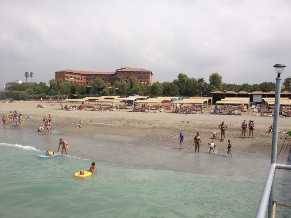 Vom Steg aus Club Turtas Beach Hotel