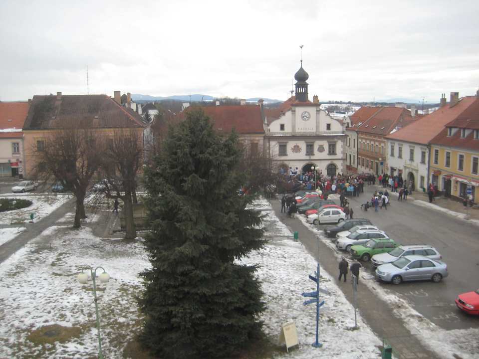 Hauptplatz von Nove Hrady Wellness Hotel Rezidence