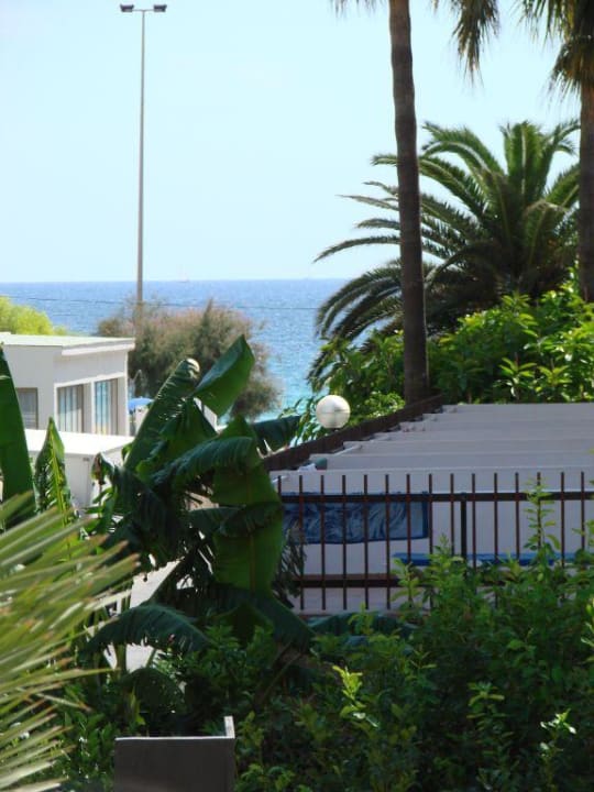 Aussicht vom Balkon aus der 1. Etage BLUESEA Cala Millor