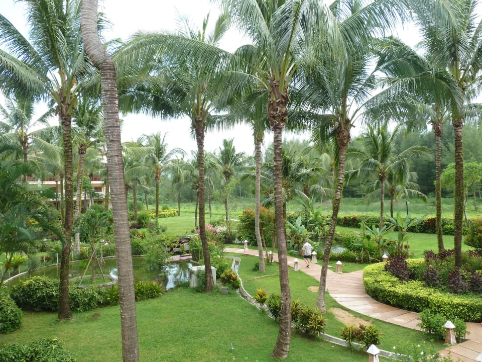 Blick vom Balkon The Andamania Beach Resort & Spa