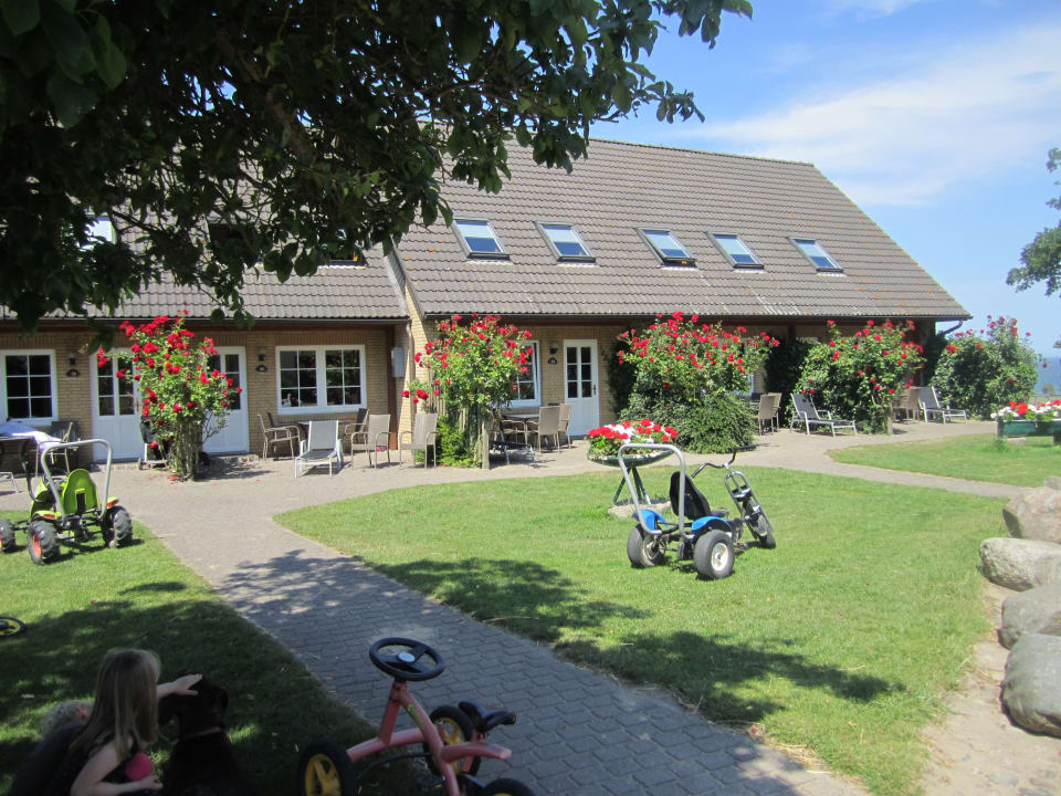 Außenansicht Ferienbauernhof Liesenberg mit Meerblick