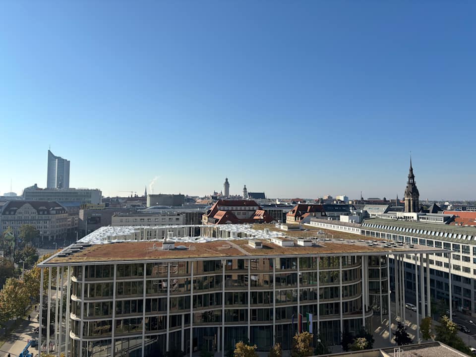 Ausblick Hotel The Westin Leipzig