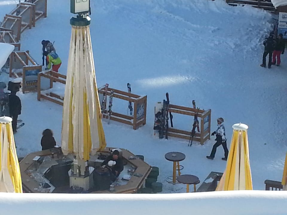 Blick vom Balkon  Hotel Edelweiss & Gurgl