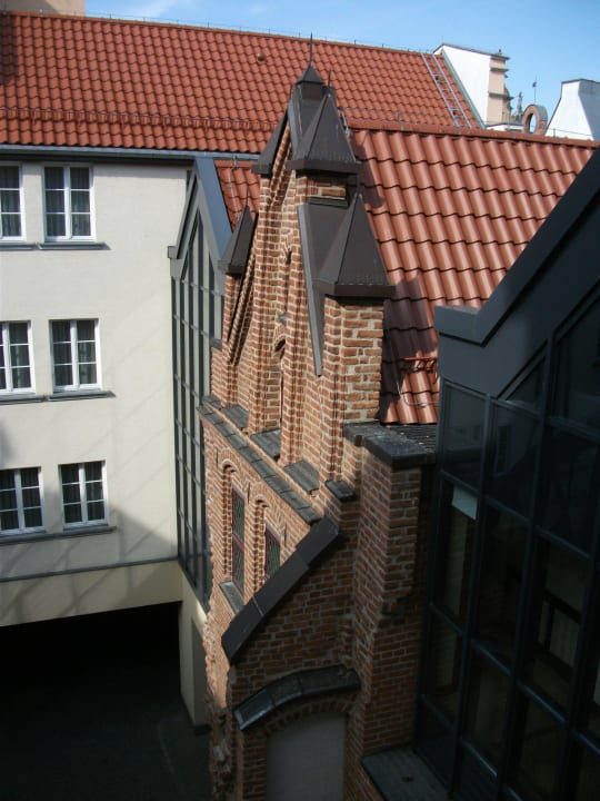 Blick zum Innenhof Hotel Radisson Blu Gdańsk