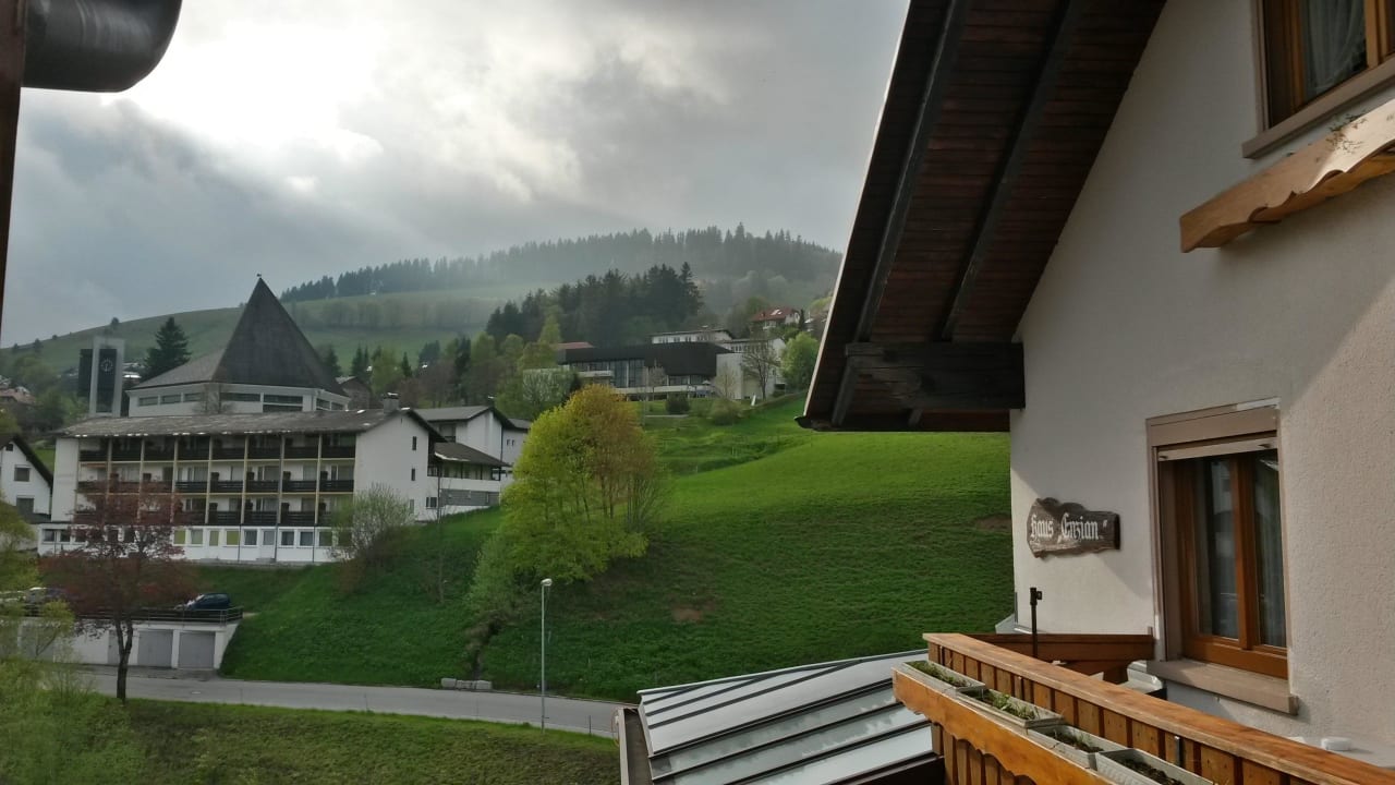 Ausblick Doppelzimmer Hotel Enzian