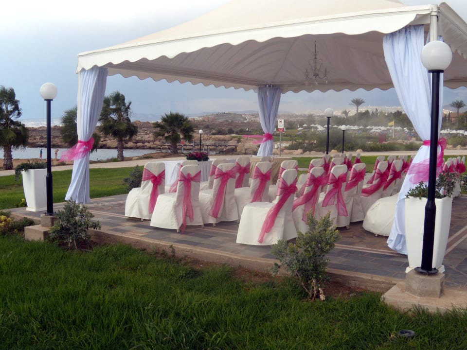 Ein Hochzeitspavillon Kefalos Beach Holiday Village