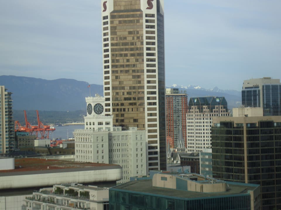 Aussicht Richtung Meer Hotel Sheraton Vancouver Wall Center